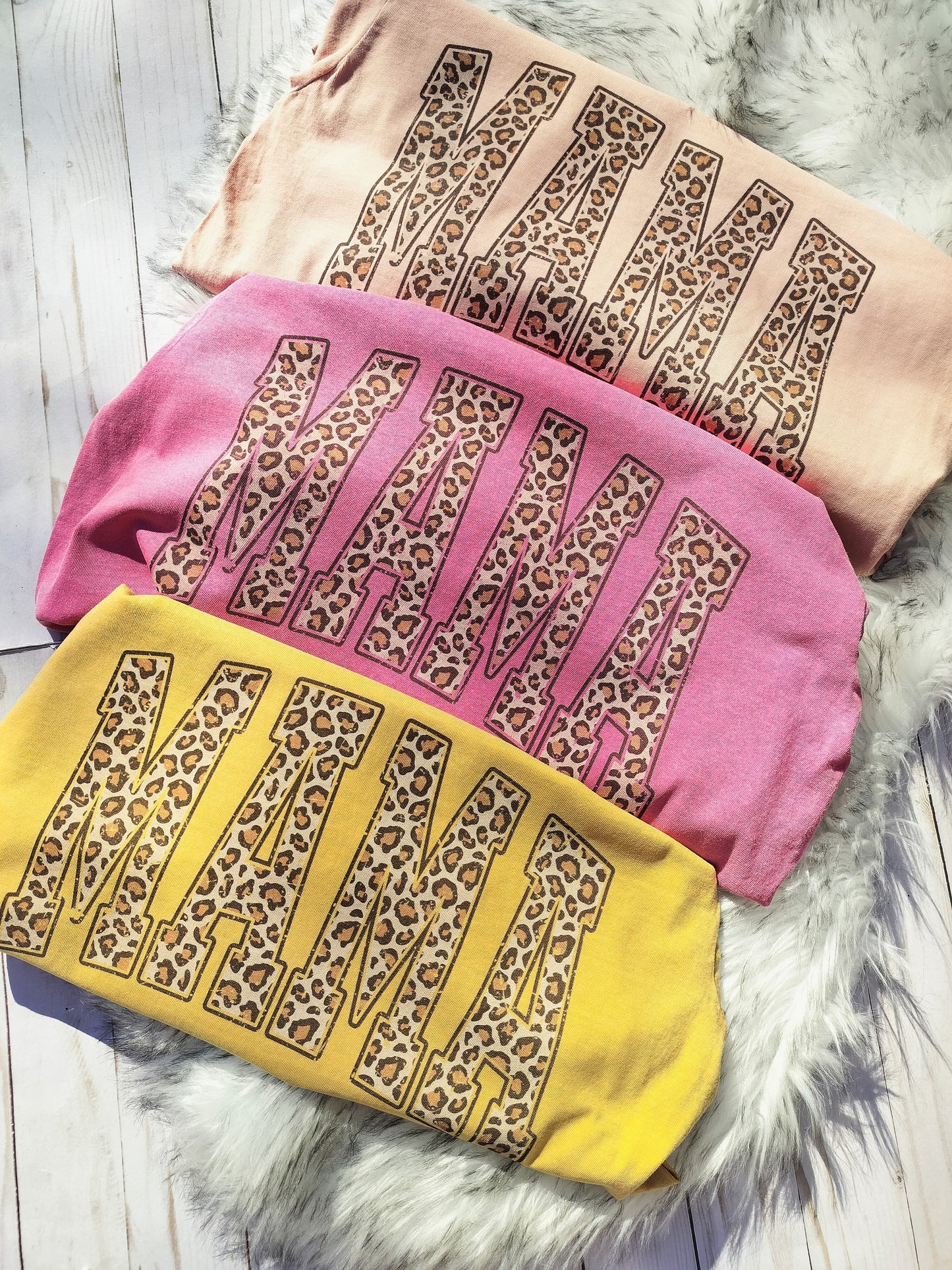MAMA Leopard Graphic Tee