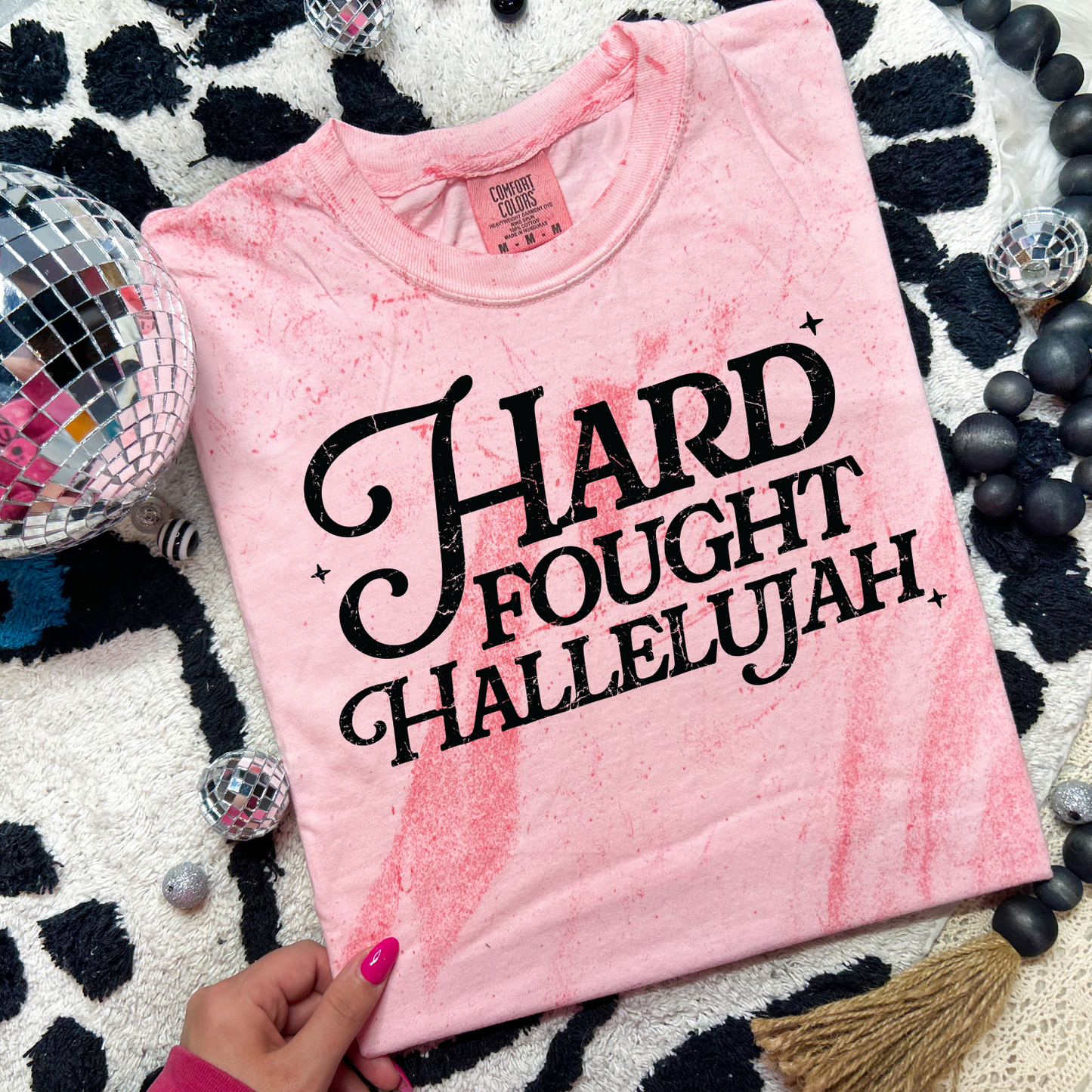 Hard Fought Hallelujah Colorblast Tee