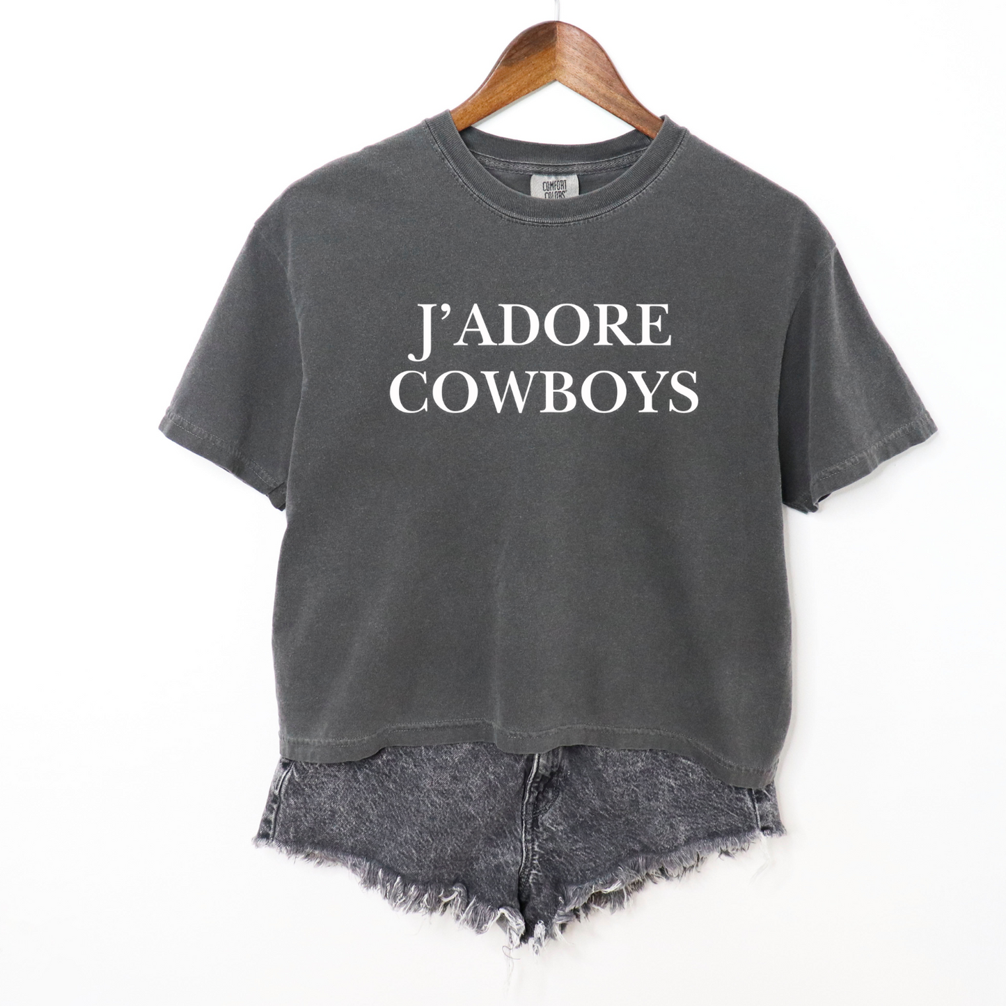 J Adore Cowboys Boxy Long Cropped