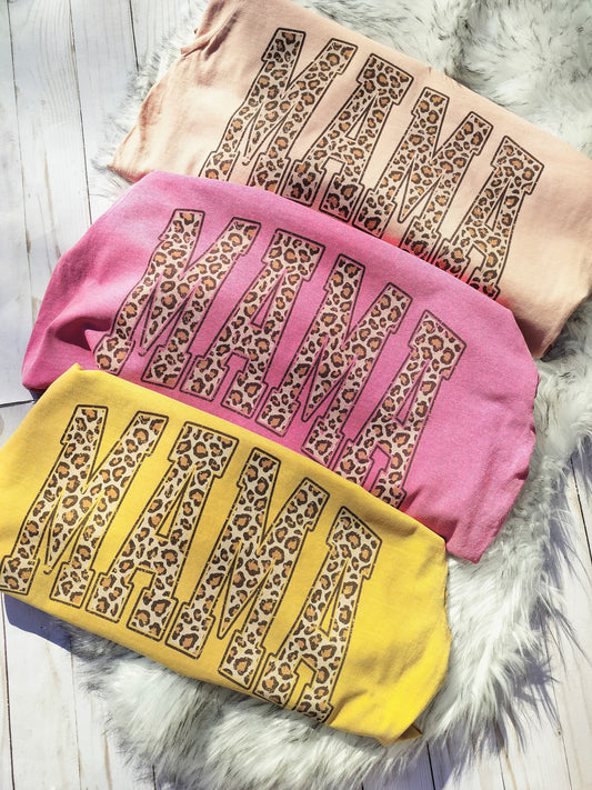 MAMA Leopard Graphic Tee