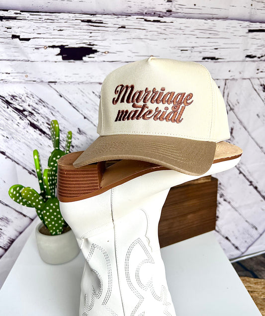 Marriage Material Trucker Hat