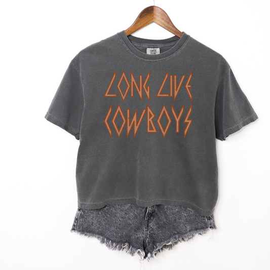 Long Live Cowboys Boxy Long Cropped